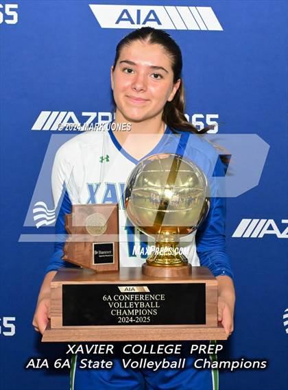 Thumbnail 1 in  Xavier College Prep vs. Corona del Sol (AIA 6A Final - Awards) photogallery.