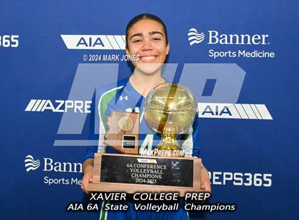 Thumbnail 2 in  Xavier College Prep vs. Corona del Sol (AIA 6A Final - Awards) photogallery.