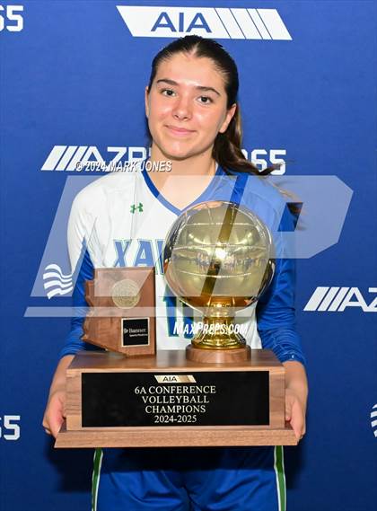 Thumbnail 3 in  Xavier College Prep vs. Corona del Sol (AIA 6A Final - Awards) photogallery.