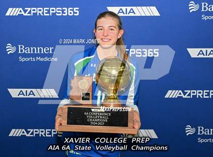 Thumbnail 1 in  Xavier College Prep vs. Corona del Sol (AIA 6A Final - Awards) photogallery.