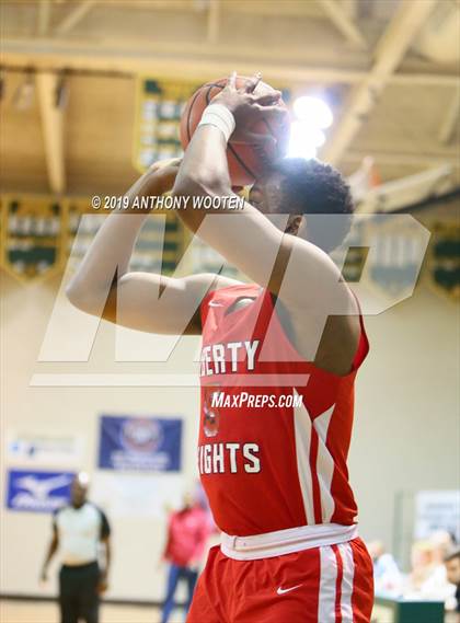 Thumbnail 1 in Freedom Christian Academy vs. Liberty Heights (Hoops and Dreams Showcase) photogallery.