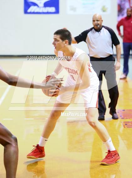 Thumbnail 3 in Freedom Christian Academy vs. Liberty Heights (Hoops and Dreams Showcase) photogallery.