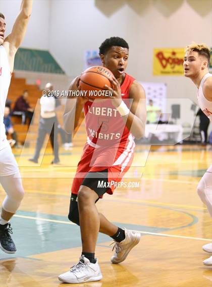 Thumbnail 1 in Freedom Christian Academy vs. Liberty Heights (Hoops and Dreams Showcase) photogallery.