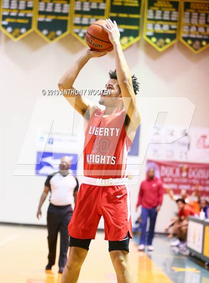 Thumbnail 2 in Freedom Christian Academy vs. Liberty Heights (Hoops and Dreams Showcase) photogallery.