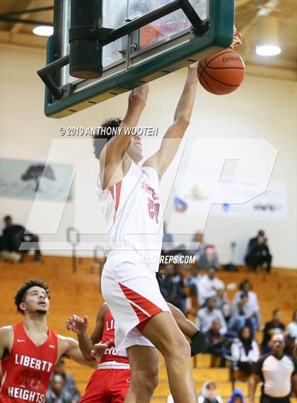 Thumbnail 1 in Freedom Christian Academy vs. Liberty Heights (Hoops and Dreams Showcase) photogallery.