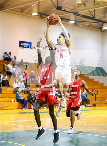 Thumbnail 2 in Freedom Christian Academy vs. Liberty Heights (Hoops and Dreams Showcase) photogallery.