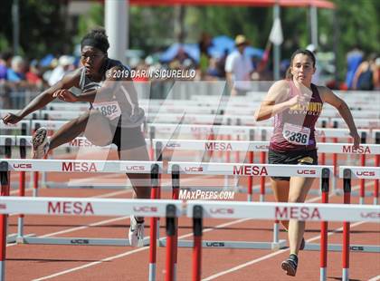 Thumbnail 1 in AIA Track & Field Championships-Fri (Girls Hurdles) photogallery.