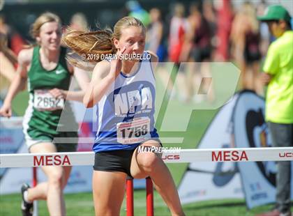 Thumbnail 1 in AIA Track & Field Championships-Fri (Girls Hurdles) photogallery.
