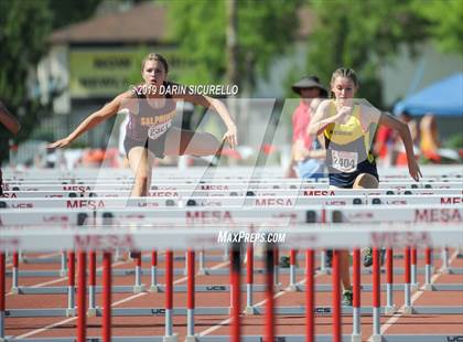 Thumbnail 3 in AIA Track & Field Championships-Fri (Girls Hurdles) photogallery.