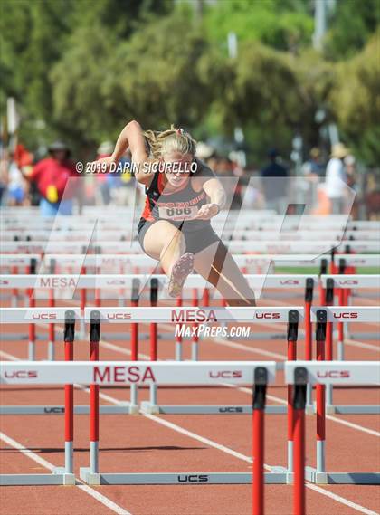 Thumbnail 1 in AIA Track & Field Championships-Fri (Girls Hurdles) photogallery.