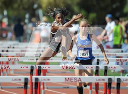 Thumbnail 2 in AIA Track & Field Championships-Fri (Girls Hurdles) photogallery.