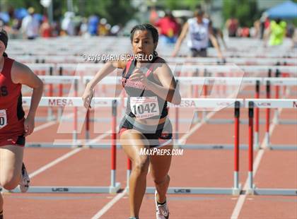 Thumbnail 1 in AIA Track & Field Championships-Fri (Girls Hurdles) photogallery.
