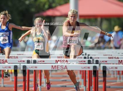 Thumbnail 1 in AIA Track & Field Championships-Fri (Girls Hurdles) photogallery.