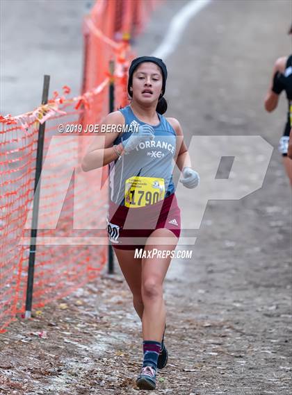 Thumbnail 1 in CIF State Cross Country Championships (Girls D3 Race) photogallery.