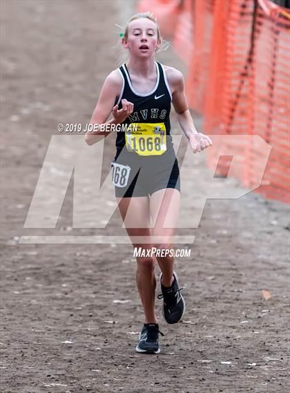 Thumbnail 2 in CIF State Cross Country Championships (Girls D3 Race) photogallery.