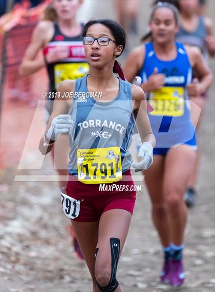 Thumbnail 2 in CIF State Cross Country Championships (Girls D3 Race) photogallery.