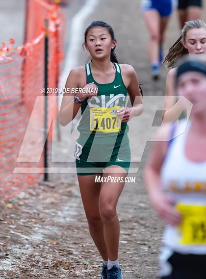 Thumbnail 1 in CIF State Cross Country Championships (Girls D3 Race) photogallery.