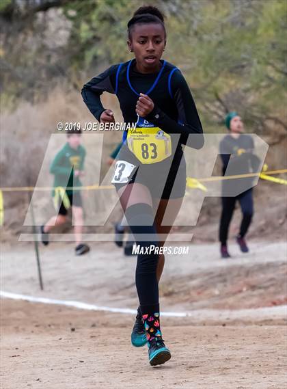 Thumbnail 2 in CIF State Cross Country Championships (Girls D3 Race) photogallery.