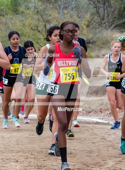 Thumbnail 1 in CIF State Cross Country Championships (Girls D3 Race) photogallery.