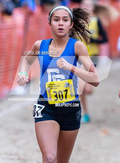 Thumbnail 1 in CIF State Cross Country Championships (Girls D3 Race) photogallery.