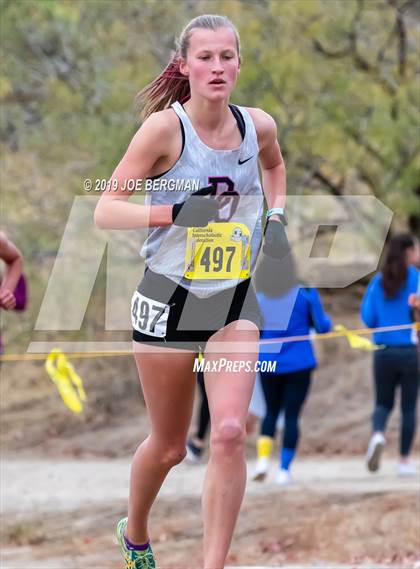 Thumbnail 2 in CIF State Cross Country Championships (Girls D3 Race) photogallery.
