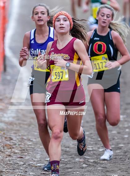 Thumbnail 2 in CIF State Cross Country Championships (Girls D3 Race) photogallery.