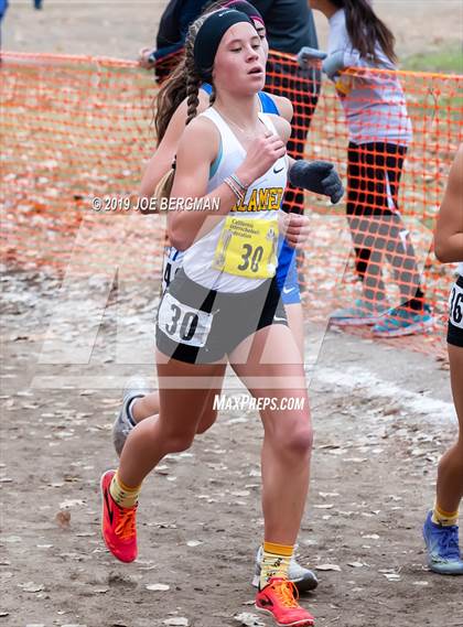 Thumbnail 1 in CIF State Cross Country Championships (Girls D3 Race) photogallery.