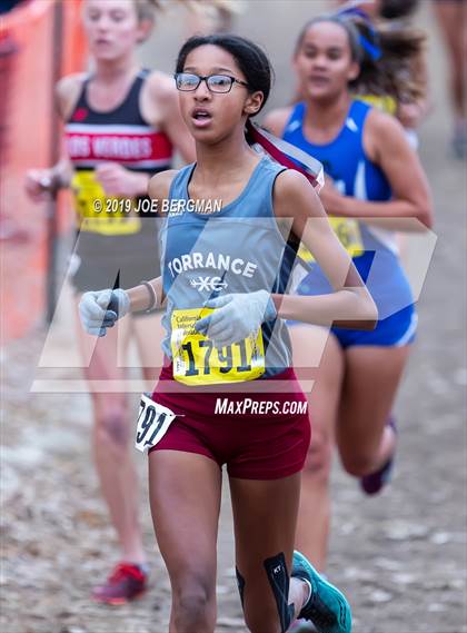 Thumbnail 1 in CIF State Cross Country Championships (Girls D3 Race) photogallery.
