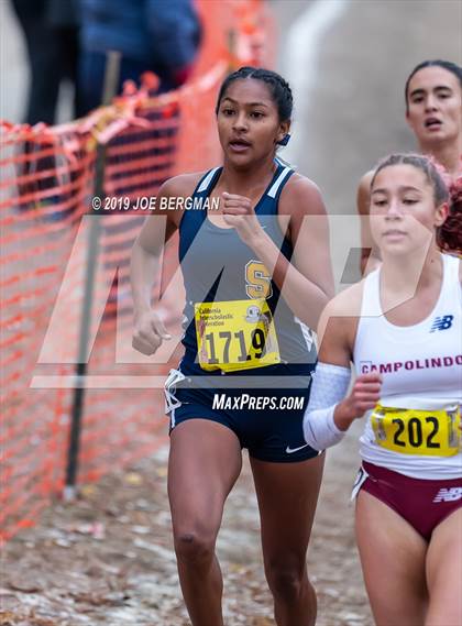 Thumbnail 1 in CIF State Cross Country Championships (Girls D3 Race) photogallery.
