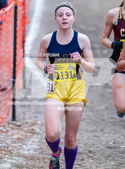 Thumbnail 2 in CIF State Cross Country Championships (Girls D3 Race) photogallery.