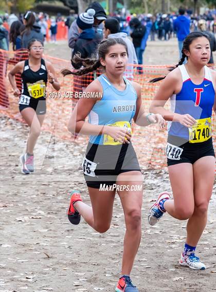 Thumbnail 1 in CIF State Cross Country Championships (Girls D3 Race) photogallery.