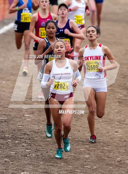 Thumbnail 3 in CIF State Cross Country Championships (Girls D3 Race) photogallery.