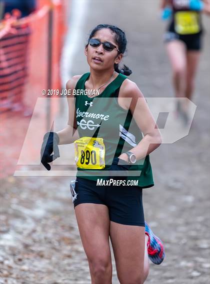 Thumbnail 2 in CIF State Cross Country Championships (Girls D3 Race) photogallery.