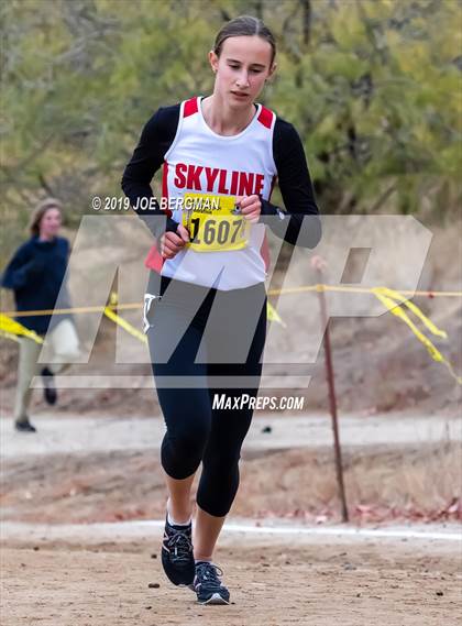 Thumbnail 1 in CIF State Cross Country Championships (Girls D3 Race) photogallery.