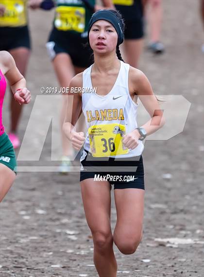 Thumbnail 2 in CIF State Cross Country Championships (Girls D3 Race) photogallery.