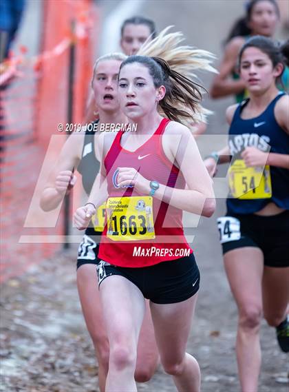 Thumbnail 2 in CIF State Cross Country Championships (Girls D3 Race) photogallery.