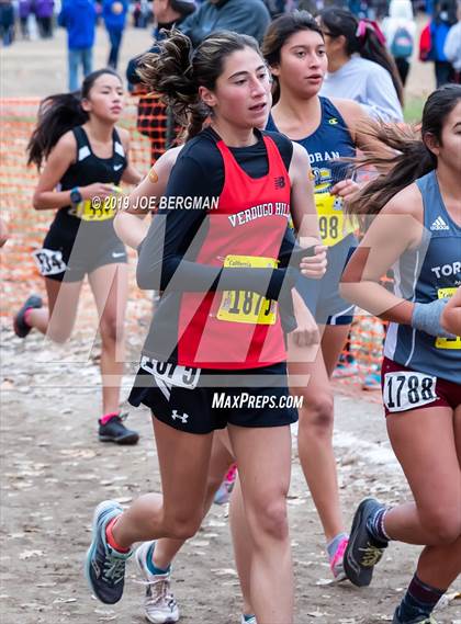 Thumbnail 2 in CIF State Cross Country Championships (Girls D3 Race) photogallery.