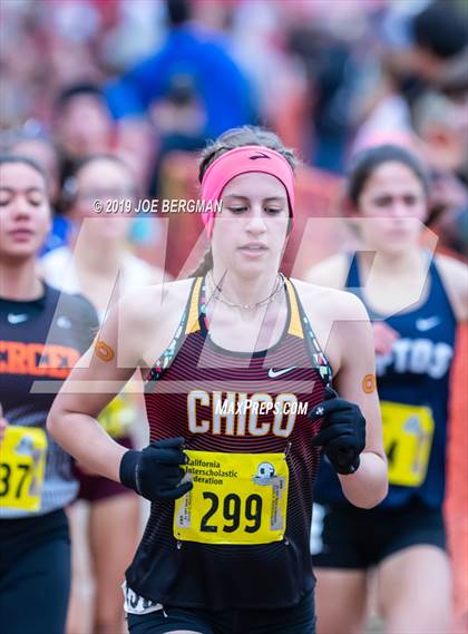 Thumbnail 2 in CIF State Cross Country Championships (Girls D3 Race) photogallery.