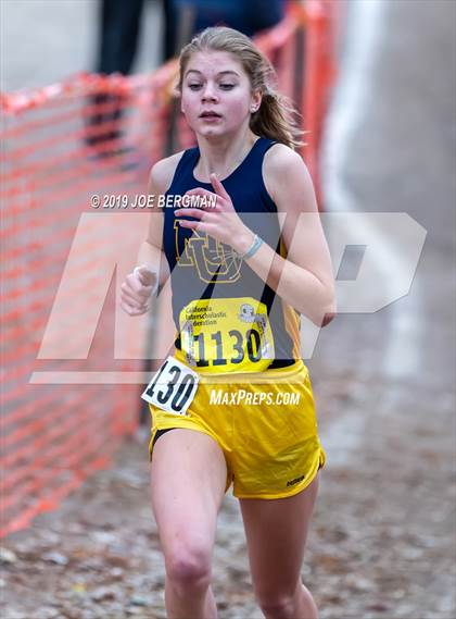 Thumbnail 2 in CIF State Cross Country Championships (Girls D3 Race) photogallery.