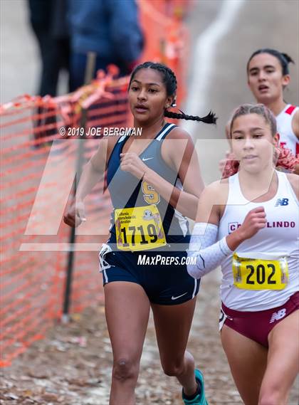 Thumbnail 2 in CIF State Cross Country Championships (Girls D3 Race) photogallery.