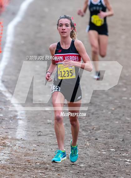 Thumbnail 2 in CIF State Cross Country Championships (Girls D3 Race) photogallery.