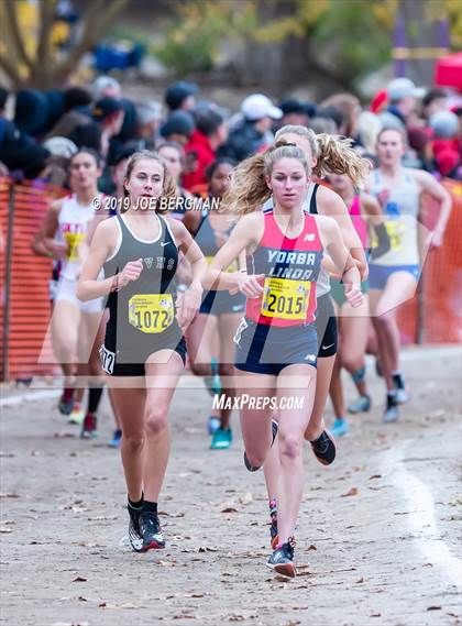 Thumbnail 1 in CIF State Cross Country Championships (Girls D3 Race) photogallery.
