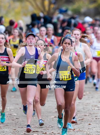 Thumbnail 2 in CIF State Cross Country Championships (Girls D3 Race) photogallery.