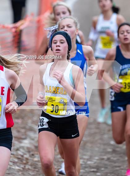 Thumbnail 1 in CIF State Cross Country Championships (Girls D3 Race) photogallery.