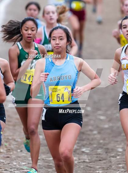 Thumbnail 2 in CIF State Cross Country Championships (Girls D3 Race) photogallery.