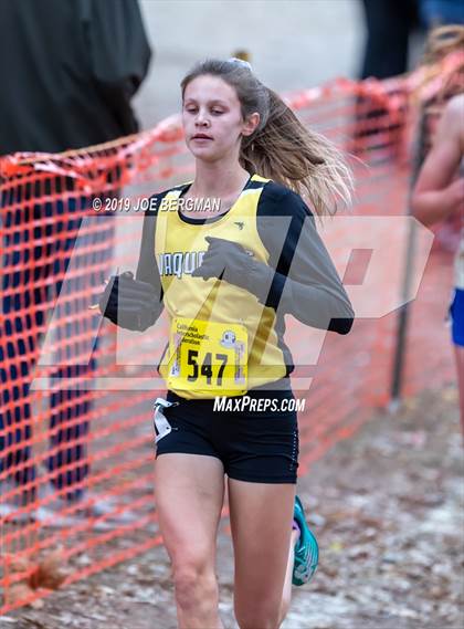 Thumbnail 2 in CIF State Cross Country Championships (Girls D3 Race) photogallery.