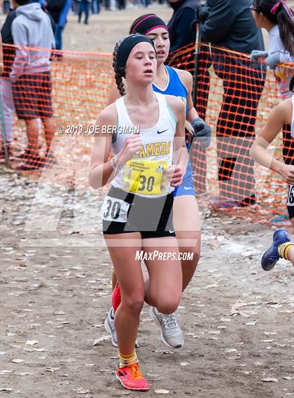 Thumbnail 3 in CIF State Cross Country Championships (Girls D3 Race) photogallery.