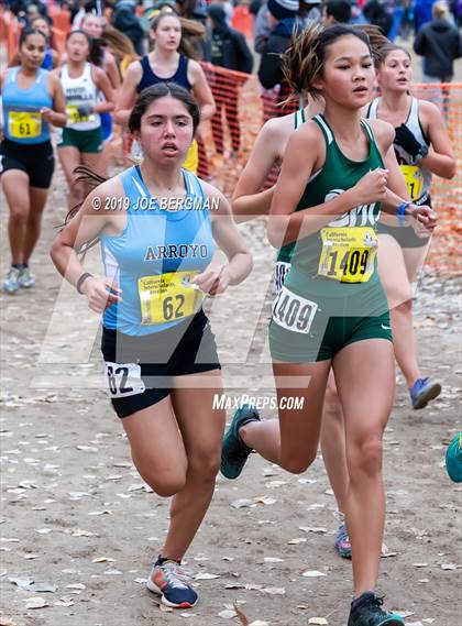 Thumbnail 1 in CIF State Cross Country Championships (Girls D3 Race) photogallery.