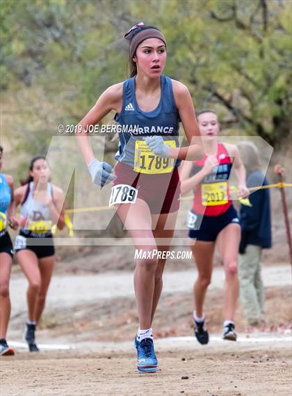 Thumbnail 2 in CIF State Cross Country Championships (Girls D3 Race) photogallery.