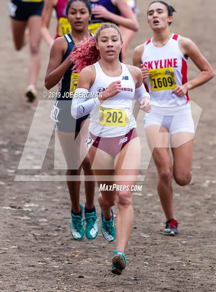 Thumbnail 3 in CIF State Cross Country Championships (Girls D3 Race) photogallery.